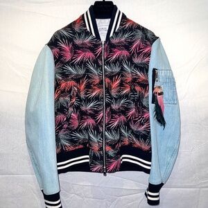 Forte Dei Marmi Couture - Teddy Feather - Denim Sleeve Bomber Jacket - 44 Italy
